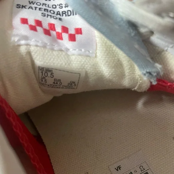 Vans Men's Light Blue and Cream Sneakers line new - Picture 5 of 5